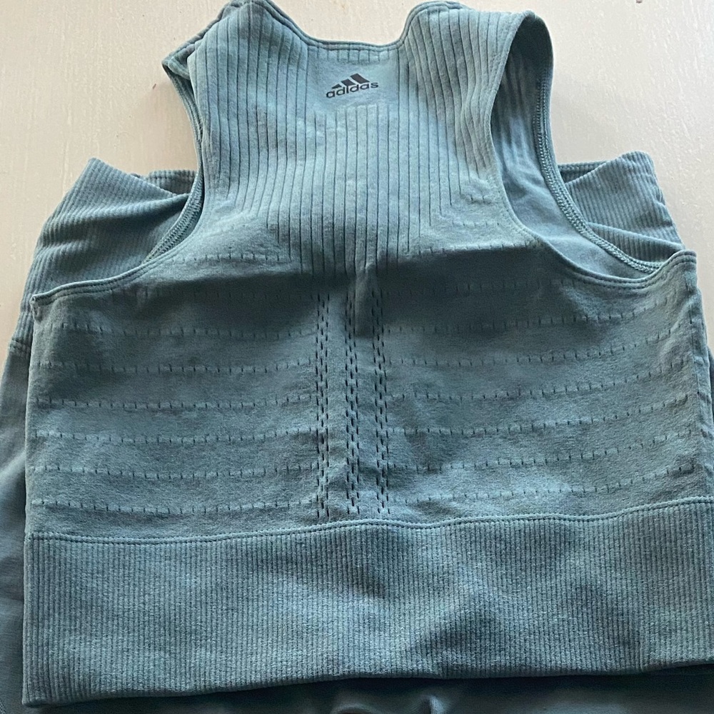 Adidas knit tights and top set